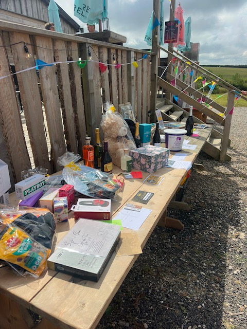 Raffle prizes